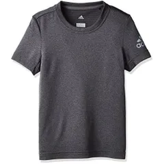 アディダス(adidas) ヘザー 半袖Tシャツ クライマクール DSG59-CD8912 グレーファイブF17/グレーツーF17/ブラック 140cm