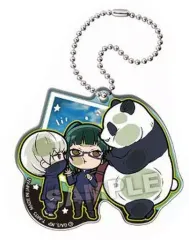 【中古】雑貨 狗巻棘＆禪院真希＆パンダ 「呪術廻戦 ぴた!でふぉめ エンディングアクリルキーホルダー」