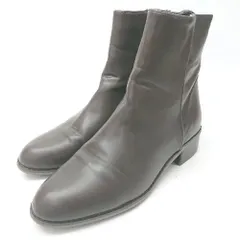 ■ Θ ヴィヴィアン 高級感 ショートブーツ サイドゴアブーツ サイズL ブラウン系 レディース E  【1507080000689】