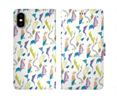 [iPhone11 Pro] iPhone16 ケース スカラー スマホケース 手帳型 iPhone16 Pro ケース アイフォン16 15 14 13 12 11 スマホカバー 全機種対応 手帳 ScoLar ネコ キツネ イラスト 手書き風 ダイアリー 