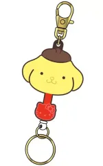 【中古】キーホルダー 4.ポムポムプリン ラバーキーリール 「サンリオキャラクターズチョコレート」