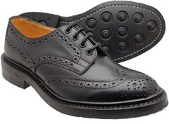 Tricker's|トリッカーズ BOURTON バートン カントリーシューズ ダイナイトソール ブラック BLACK BOX CALF M5633のサムネイル