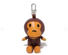 【新品未使用品】アベイシングエイプ　ベイビーマイロ　ストラップ　チョコレート 新品未使用品】アベイシングエイプ ベイビーマイロ ストラップ