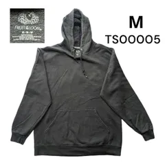 フルーツオブザルーム古着スウェット無地パーカーフーディSブラック