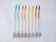 プラヅノ 17.5cm 8本セット 全て夜光 蓄光 カーブを描いたボディ ダブルカンナ プラツノ イカヅノ イカツノ スッテ ヤリイカ イカ角 コウイカ タコ オフショア 船釣り イカ釣り スルメイカ アカイカ タルイカ シロイカ エギ エギング ケンサキイカ