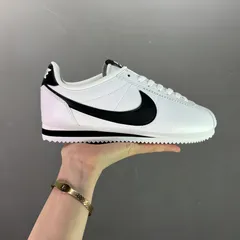 2024年最新】NIKE CORTEZ BASIC LEATHER ナイキ コルテッツ ベーシック レザー WHITE/BLACKの人気アイテム -  メルカリ