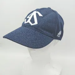 ◇ Θ Majestic マジェスティック メッシュ系 スポーティー キャップ ネイビー系 サイズ57-61 メンズ E  【1507280013472】のサムネイル