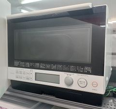 【中古品】TOSHIBA 東芝 加熱水蒸気オーブンレンジ ER-WD100 グランホワイト 総庫内容量 30L 2021年製 庫内フラット ○YR-51637○