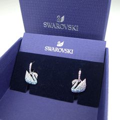 赤いバラ様専用　スワロフスキー Swarovski 正規品 Iconic Swan ピアス