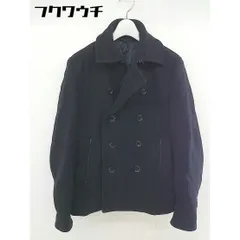 ■ ABAHOUSE アバハウス 長袖 P コート サイズ2 ブラック メンズ  【中古】 【1202160005188】のサムネイル