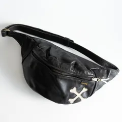 ⭐レア⭐vanson×backdrop　別注 ボディバッグ 黒 　レザー VANSONxBACKDROP】(バンソン x バックドロップ別注) ニュー