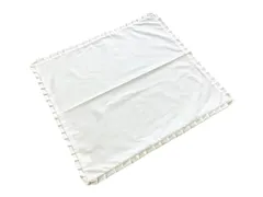 【特価セール】白座布団カバーフリル付き ホワイト 55×59cm TZ-55