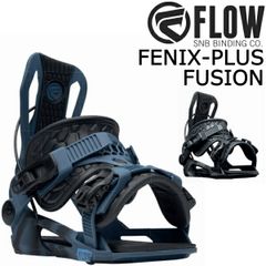 23-24 FLOW / フロー FENIX-PLUS FUSION フェニックスプラス フュージョン リアエントリー メンズ レディース ビンディング バインディング スノーボード 2024 L(26.0～29.5cm) GUNMETALBLACK