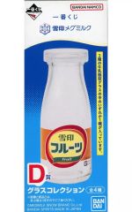 [중고] 유리 눈표 과일 / 우유 병형 유리 유리 컬렉션 [이치 반 쿠지 눈표 메그 밀크] D 상