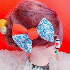 ひょっとこ☆おかめ☆リボン☆お祭り髪飾り☆浴衣ヘア☆御神輿☆だんじり髪飾り☆成人式☆卒業式☆リボン☆お揃い☆体育祭☆祇園祭☆髪飾り☆畳縁リボン☆