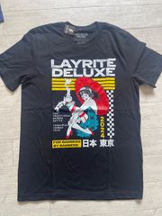 LAYRITE USA TEE シャツ　ブラック L