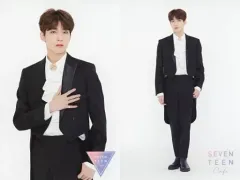 【中古】ポストカード(男性) ウォヌ ポストカードセット(2枚セット) 「SEVENTEEN CAFE 2019」