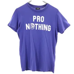 ディーゼル プリント 半袖 Tシャツ 14 ネイビー系 DIESEL ロゴ キッズ 【中古】  【230714】 メール便可
