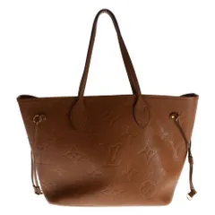 LOUIS VUITTON (ルイヴィトン) モノグラム アンプラント ネヴァーフルMM ハンドバッグ トートバッグ ブラウン ゴールド金具 レザー M46135