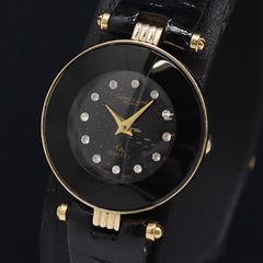 新品 JACQUES du MANOIR アナログ腕時計 ブラック/ゴールド - メルカリ
