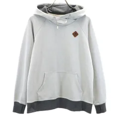 バートン 長袖 パーカー S グレー BURTON メンズ 古着 【240306】