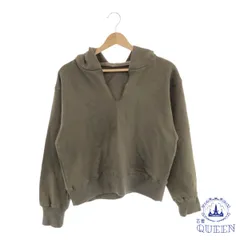☆美品☆ titivate ティティベイト トップス パーカー トレーナー Vネック 長袖 リブ レディース ブラウン S 901-6408 送料無料 古着のサムネイル