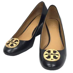 TORY BURCH トリーバーチ パンプス サイズ5.5 ブラック 黒 ウェッジ