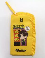 '[중고] 잡화 부이(BTS/방탄소년단) CHUBBY COLLECTION 모어플러스 멀티 파우치~Butter~“Jimin&V&Jung Kook” [TinyTAN]
