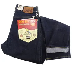 Lee 201 デニムパンツ アメリカンスタンダード リー ジッパーフライ ストレート ジーンズ 02010-100 ワンウォッシュ 