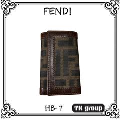 FENDI ズッカ柄 キーケース 6連 ブラウン - メルカリ