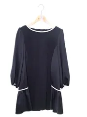 トゥービーシック W5P04-612-09 チュニック 42 ブラック パフスリーブ ITQOGMROOF4S