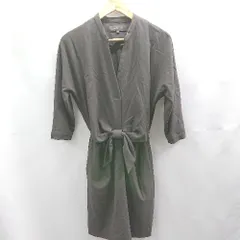 ◇ ⊇ Jewel Changes ジュエルチェンジズ 腰紐付き 長袖 ロング ロングワンピース サイズ36 ブラウン系 レディース E  【1505290015806】のサムネイル