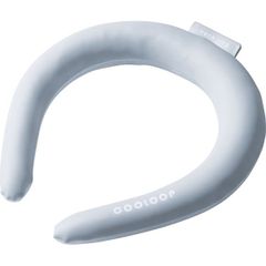 【割引きクーポン有】COOLOOPネックリング M ライトグレー 2024 コジット クーループ ひんやり COOL 冷たい 熱中症 猛暑 暑さ対策 冷蔵不要 冷却 ひんやり 首 ネック スポーツ アウトドア オフィス ドライブ 軽量 グレー ねずみ色 PCM