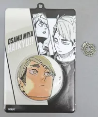 【中古】グッズセット 宮治 「ハイキュー!! 缶バッジ＆特製ホルダーコレクション 第1弾」