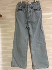H&M エイチアンドエム　デニムパンツ　ワイドハイデニム