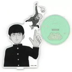 【中古】アクリルスタンド・アクリルパネル 影山＆エクボ＆霊幻 アクリルスタンド(ONE先生描き下ろしイラスト使用) 「モブサイコ100原作＆アニメ展覧会～軌跡～」 チケット特典