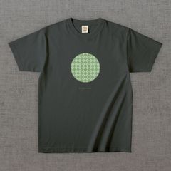 和柄Tシャツ　網代 -彩・円-