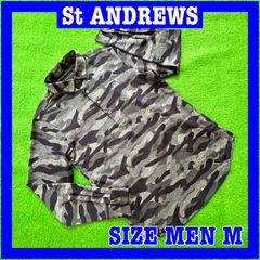 St ANDREWS セントアンドリュース 長袖 カモフラ 迷彩柄 ゴルフ 