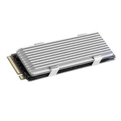 新品 M.2 2280 SSD専用ヒートシンク 熱暴走対策 Deear SSD専用放熱 アルミニウム合金ヒートシンク PC/PS5 M.2 PCIE NVMe SSDをサポート ルシリコン熱伝導パッド付属 銀色