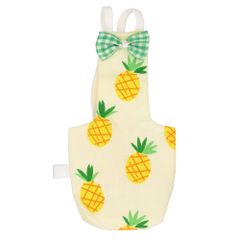 ☆ パイナップル ☆ C(オキナインコ) ☆ 鳥用おむつ インコ おむつ 鳥服  鳥用品 鳥用おむつ 鳥用オムツ 布おむつ 布オムツ おしっこパッド インコ いんこ 鳥 フライト可能 インコ服 オウム服 調節可能 着脱簡単 可愛い かわいい おしゃれ