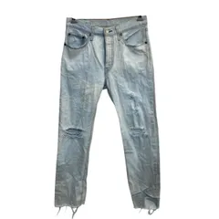 Levi's 501 デニムパンツ W27 アイスブルー リーバイス ボタンフライ アメカジ ジーンズ カジュアル デニム 古着卸 アメリカ仕入 2508-595