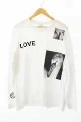バーバリー ロンドン BURBERRY LONDON Alphabet Printing Cotton Long Sleeves LOVE アルファベット プリント 長袖Tシャツ L 白 ホワイト ブランド古着ベクトル 中古☆AA★●240801のサムネイル