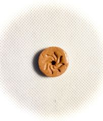 ★お香たて　お香台　陶器　紋章　風　※送料無料