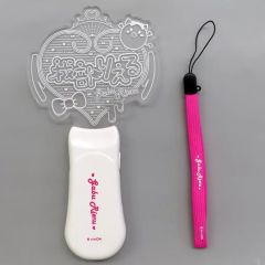 未使用】すとぷり さとみくん VIPペンライト 銀テープホルダー クリア
