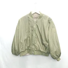 ◇ ⊇ RETROGIRL レトロガール ボア 長袖 ブルゾン サイズM カーキ レディース E  【1501230007481】のサムネイル