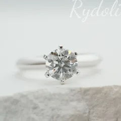 PT950 1.08ct E VVS2 オーダーメイドリング ラボグロウンダイヤモンド IGI鑑定書付き エンゲージメントリング 結婚指輪 定番の6本爪リング  プラチナ製リング シンプルで上品なダイヤモンドリング  レディースダイヤリング