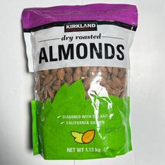 カークランド 有塩 ローストアーモンド 1.13kg DRY ROAST&SALT ALMONDS RPJセット (【有塩】アーモンド) 1598