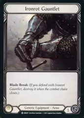 【中古】Flesh and Blood BRI007[C]：Ironrot Gauntlet