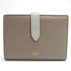 CELINE セリーヌ ストラップ ウォレット 二つ折り 財布 イタリア製