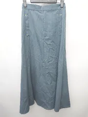 ◇ natural couture ナチュラルクチュール リベット ロング フレア スカート サイズｆ ブルー系 レディース P  【1406240037339】のサムネイル